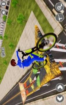 Vertical Mega Ramp BMX Cycle Tricks Stunts 2018游戏截图2