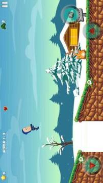 Ninja Hattori Shooter jump run in the jungle游戏截图2