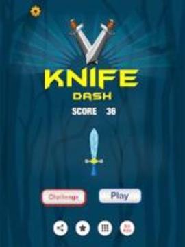 Knife Dash - Throw knives on target Flip Hit Slash游戏截图5