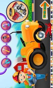 Multi Farm Tractor Wash Game: Repair & Design Game游戏截图2