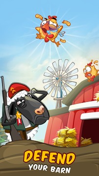 Crazy Farm War : Sheeps against Chickens游戏截图5