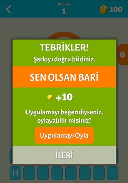 Şarkı Bil - Sesli游戏截图4