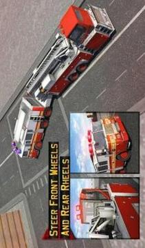 Fire Truck Driving School: 911 Emergency Response游戏截图3