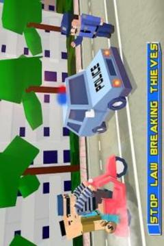 Virtual Father: Blocky Police Duty游戏截图1