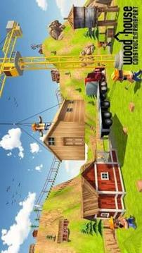 Wood House Construction Simulator 2018游戏截图1
