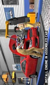 Sports Car Maker Factory: Auto Car Mechanic Games游戏截图5