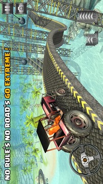 Impossible Tractor Stunts : Offroad Tracks游戏截图3