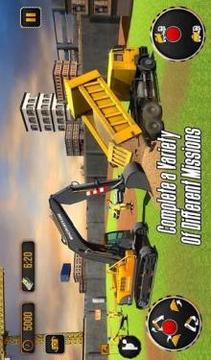 City Heavy Excavator: Construction Crane Pro 2018游戏截图2