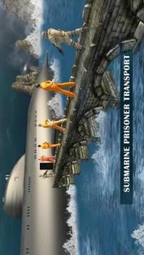 US Army Prisoner Transport Submarine Driving Games游戏截图4