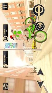 Ultimate BMX Bicycle - Impossible Stunts游戏截图1