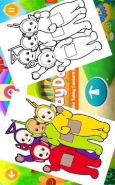 teletubbies coloring游戏截图2