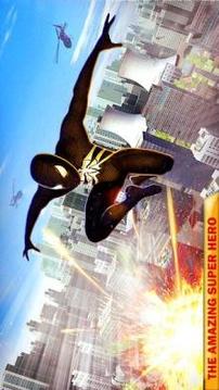 Flying Amazing Iron Spider Superhero Fighting游戏截图5