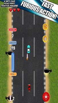 Spy Car Road Riot Traffic Race游戏截图3