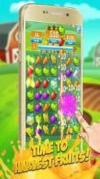 Fruit Link Smash Mania: Free Match 3 Game游戏截图1