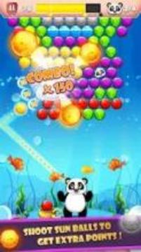 Baby Panda Bubble Shooter: Fruit Shooter游戏截图4