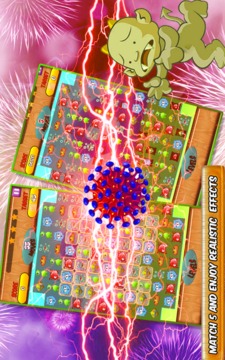 Sweet Germ Crush: Match 3 Game游戏截图5