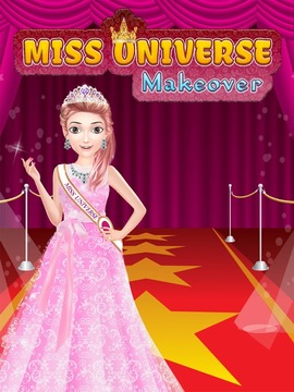 Miss Universe Makeover - Makeup & Dress up Salon游戏截图4