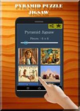 Pyramid jigsaw AntiStress : Free Puzzle游戏截图4