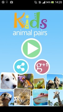 Kids Animal Pairs游戏截图1