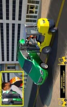 Forklift Games: Rear Wheels Forklift Driving游戏截图1