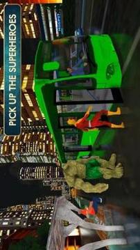 Superhero City Bus Driver : Intercity MegaBus游戏截图4