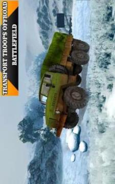 Army Truck Driving Simulator 3D:Offroad Cargo Duty游戏截图4
