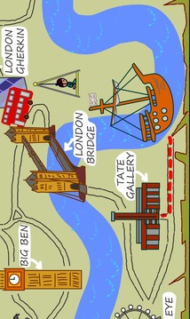 London Treasure Hunt Map Free游戏截图2