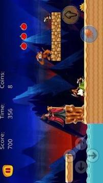 Aladdin adventures : Mysterious castle run游戏截图1