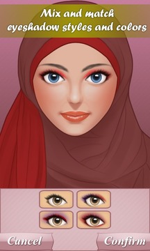 Hijab Make Up Salon游戏截图3