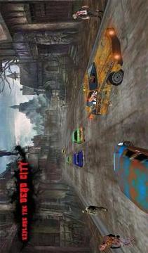 Zombie Taxi Driver Game Dead City游戏截图3