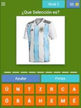 Adivina la Camiseta Mundial 2018 - Quiz Juego游戏截图2