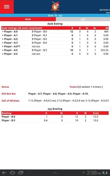 Cricket Score Pad游戏截图5