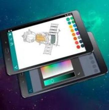 Space Game Coloring Book游戏截图1