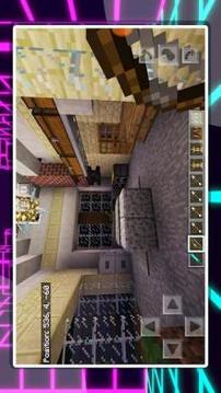 2018 School & Neighborhood New Luxurious MCPE Map游戏截图1