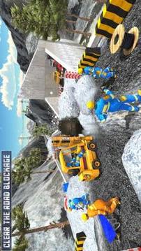 Snow Rescue Excavator 2018游戏截图3