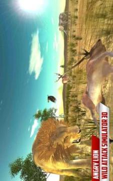 Angry Lion Village Attack - Wild Lion Simulator 3D游戏截图5