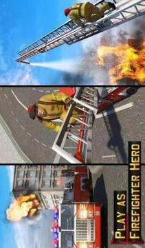 Fire Truck Driving School: 911 Emergency Response游戏截图2