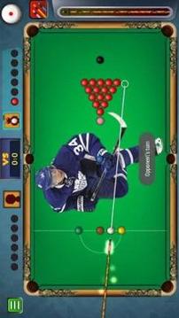 Billiards Toronto maple leafs Theme游戏截图5