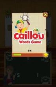 Caillou Word Connect - Word Search Game For Kids游戏截图2