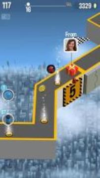 Fally Roads - Endless Ball Race Weekly Tournament游戏截图2