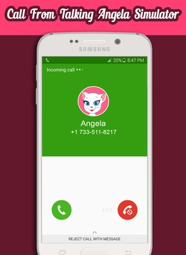 Call From Talking Angela游戏截图1