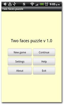 Two faces puzzle游戏截图1