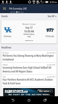 Pitt Gameday LIVE游戏截图1