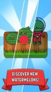 Merge Watermelon - Kawaii Idle Evolution Clicker游戏截图3