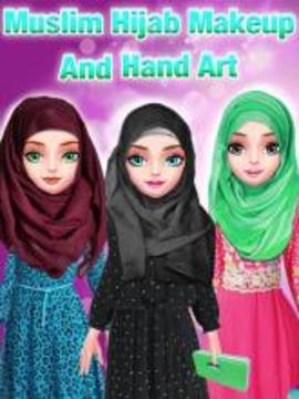 Muslim Hijab Makeover And Hand Art游戏截图1