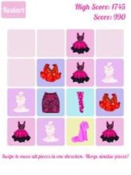 Fashion 2048 - Рuzzle game for girls游戏截图1