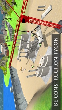 Bridge Building Sim: Riverside Construction Games游戏截图2