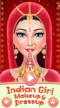 Indian Wedding Bride Makeover Salon游戏截图2