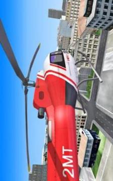 City Helicopter Fly Simulation游戏截图2