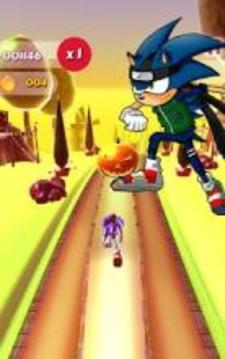 Sonic Ninja Halloween Super Run游戏截图4